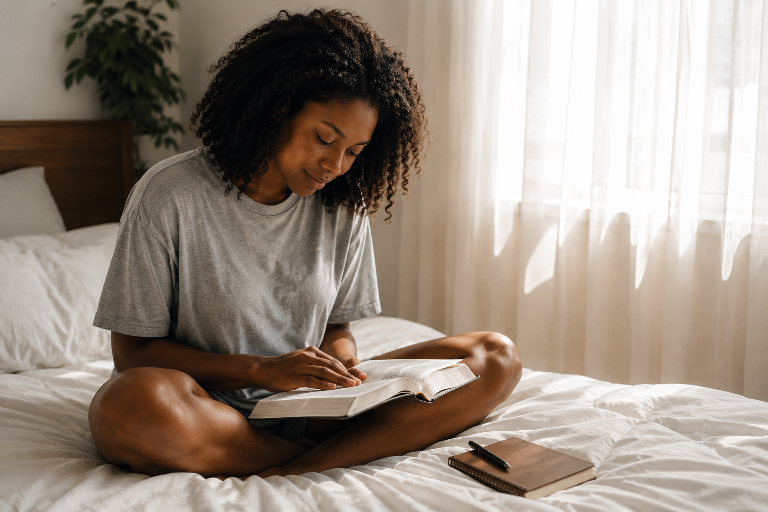 Ifunanya with her Bible